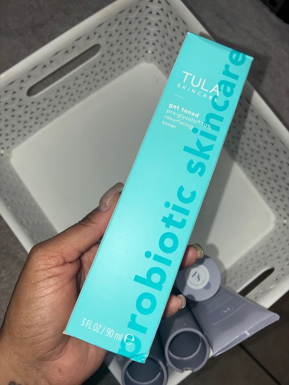 TULA Get Toned Pro-Glycolic Resurfacing Toner – Turquoise Box
